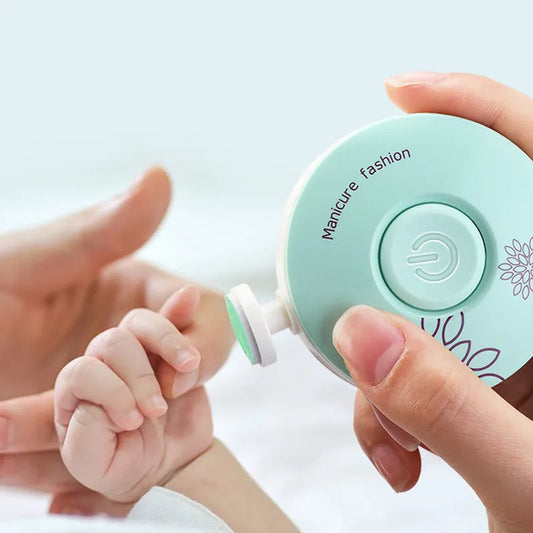 Safe Baby Manicure: Electric Nail Clippers and Grooming Kit for Newborns