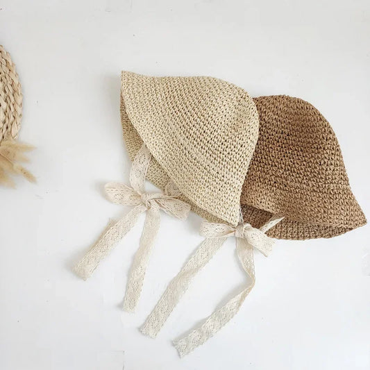 Straw and Lace Hat.