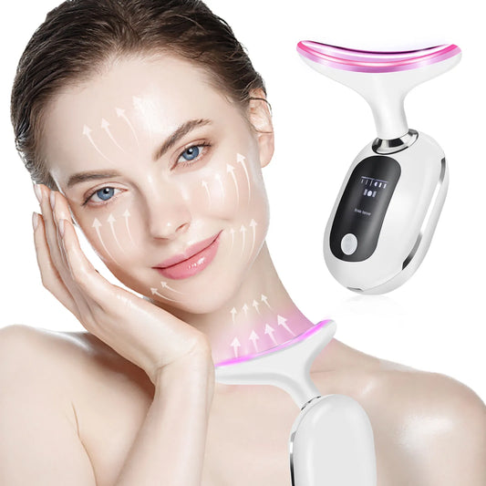 LiftLux EMS: Facial and Neck Rejuvenator with Light Therapy and Anti-Wrinkle Effect
